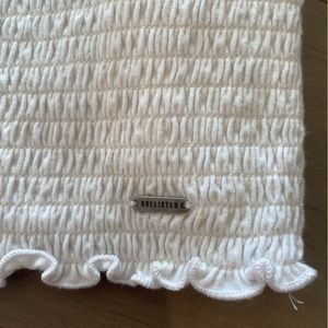 Hollister white crop tank